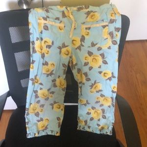 Mini Boden ruffle cuff pants sz 9/10